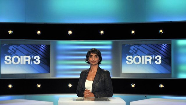 Apresentadora da TV francesa