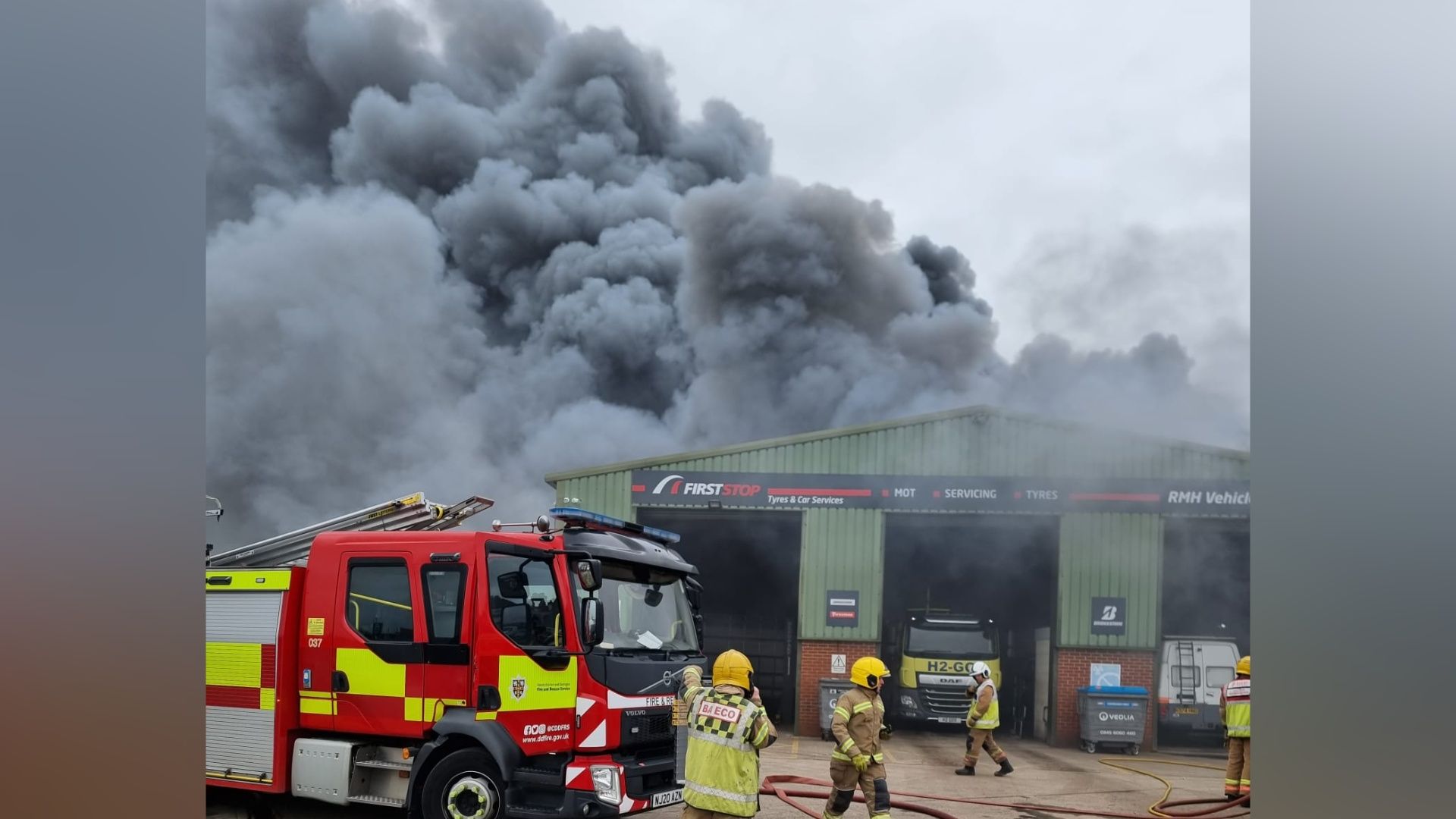 Large fire breaks out at Tindale Retail Park in Bishop Auckland