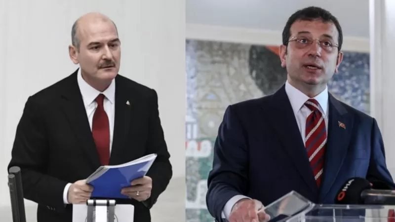 İçişleri Bakanı Süleyman Soylu ve İBB Başkanı Ekrem İmamoğlu