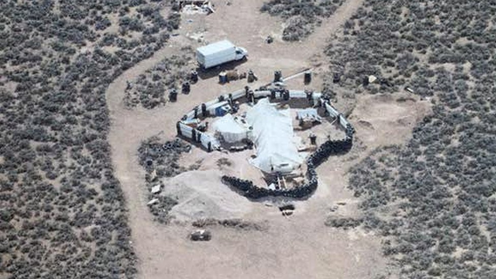 El sitio del hallazgo de los niños
