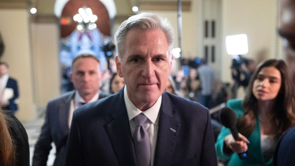 US House Speaker Kevin McCarthy stares down a right-wing coup