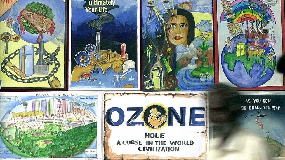 Dibujos a la capa de ozono