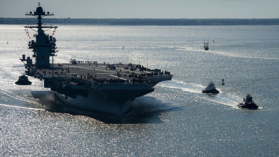 El USS Gerald R Ford está actualmente en fase de pruebas. El USS Gerald R Ford