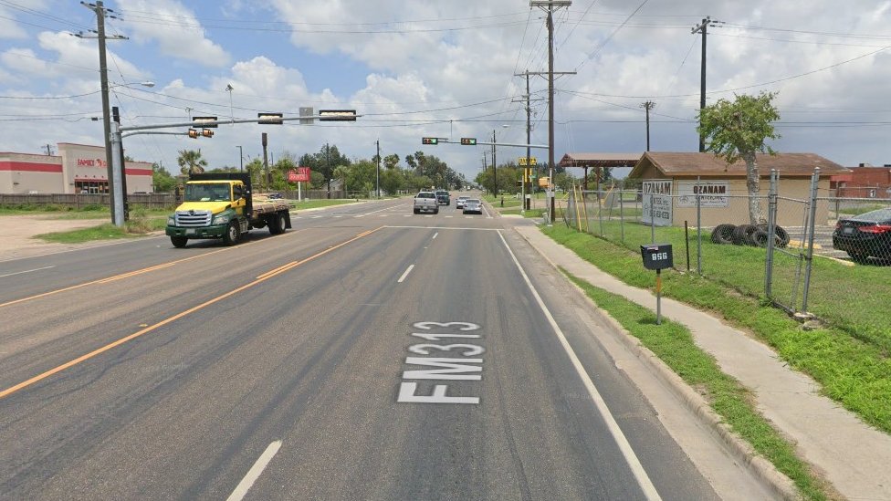 La calle en Brownsville, Texas, donde ocurrió el incidente.