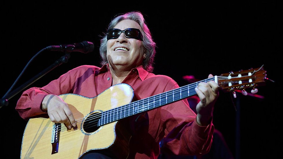 The singer Jose Feliciano