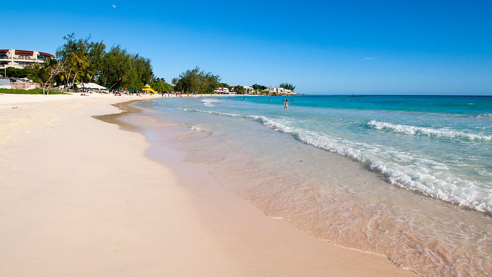 Praia em Barbados.