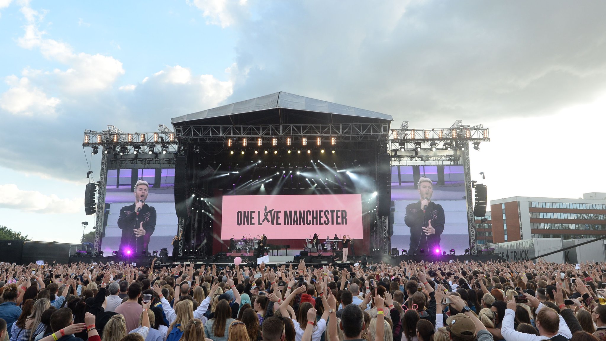 Pharrell Was Peak Pharrell at the One Love Manchester Concert