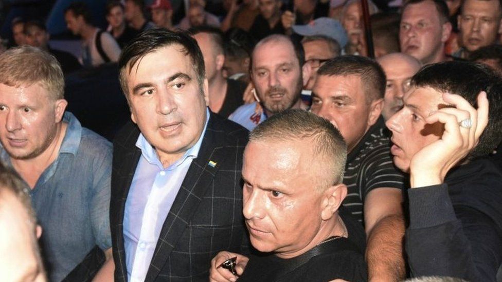 У неділю Міхеілу Саакашвілі вдалося потрапити на територію України попри протидію прикордонників і поліції