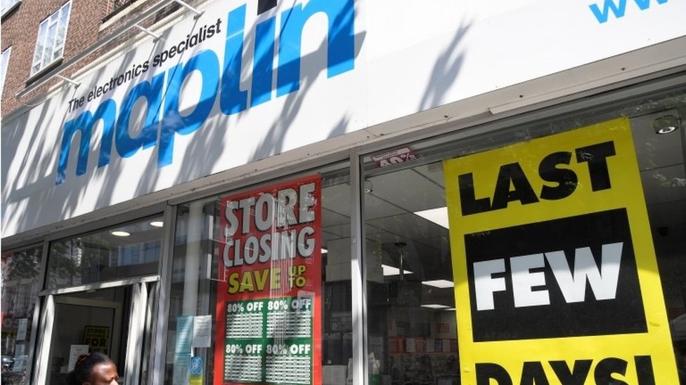 Maplin chain now completely closed