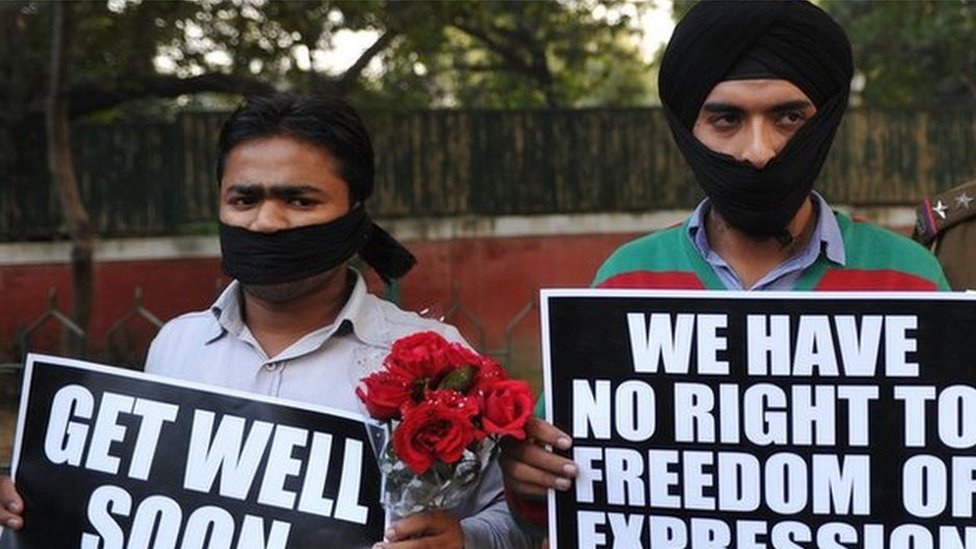 Протест против цензуры в Интернете в Индии