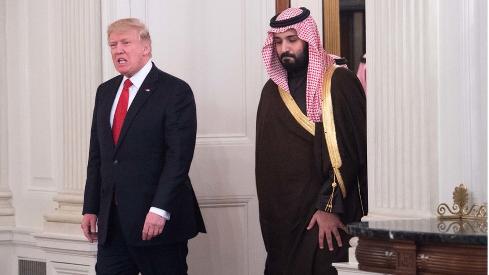 محمد بن سلمان و ترامب