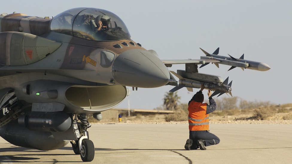 以色列的F-16I"風暴"戰鬥機。