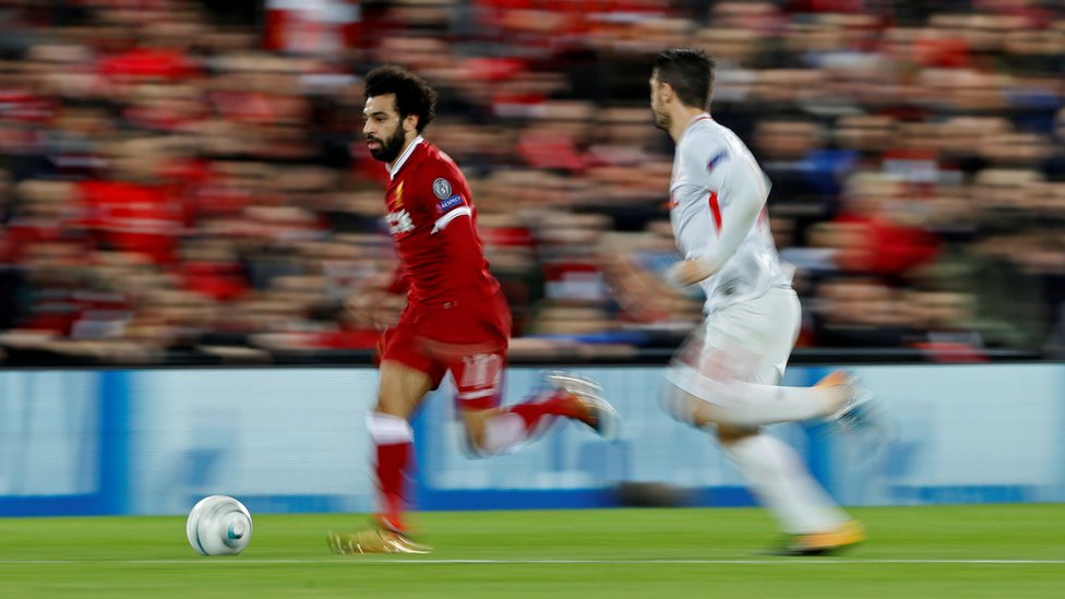 La velocidad es una de las cualidades que más destacan de su fútbol. Mohamed Salah