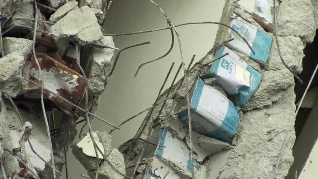 Taiwan Earthquake Felled Building Used Tin Can Fillers Bbc News