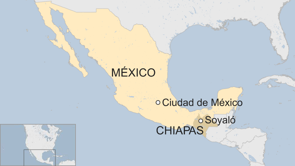 Mapa Soyaló, México.