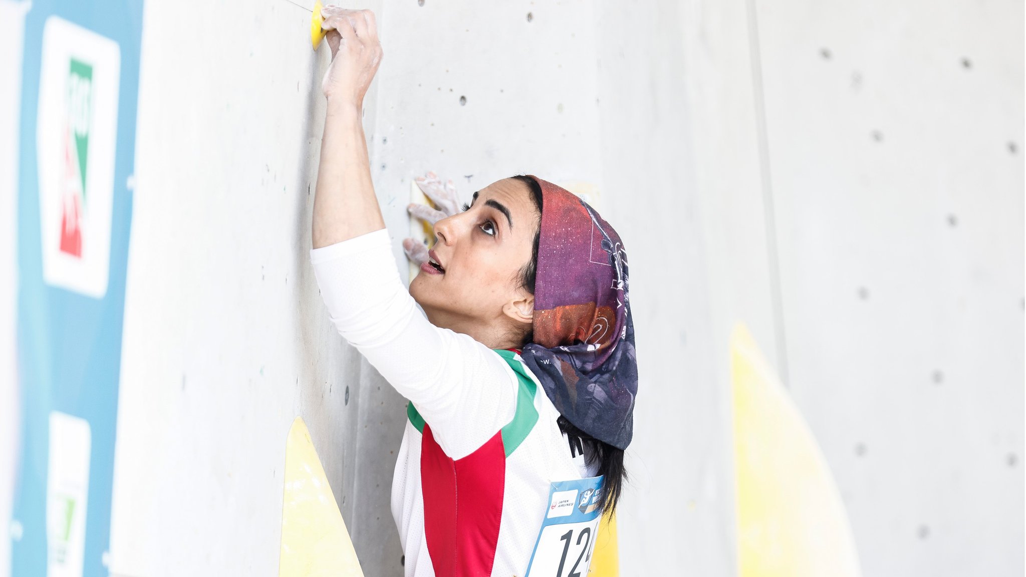 Irans Elnaz Rekabi competes in climbing return after headscarf controversy