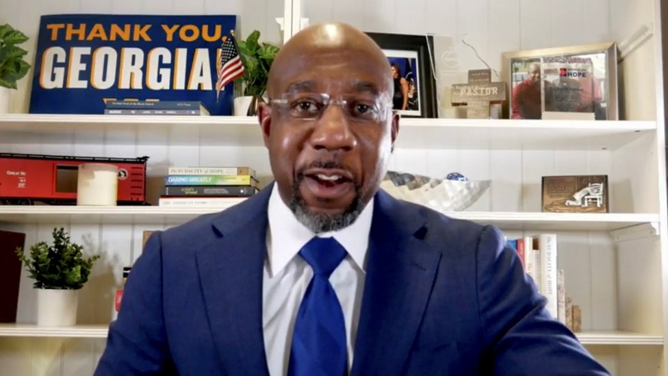 Raphael Warnock, Democratic Senator-elect for Georgia