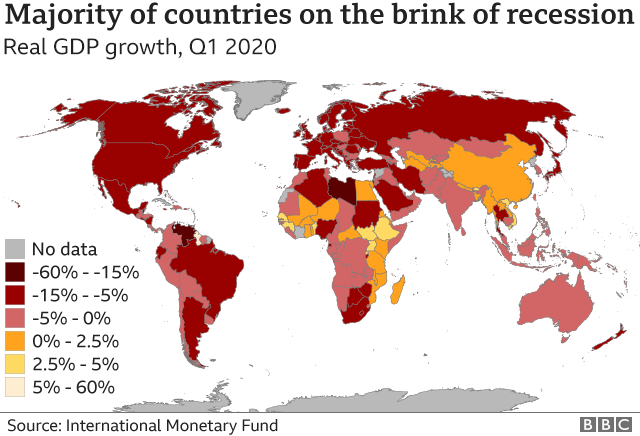 Карта рецессии МВФ