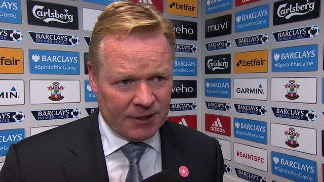 Southampton boss Ronald Koeman