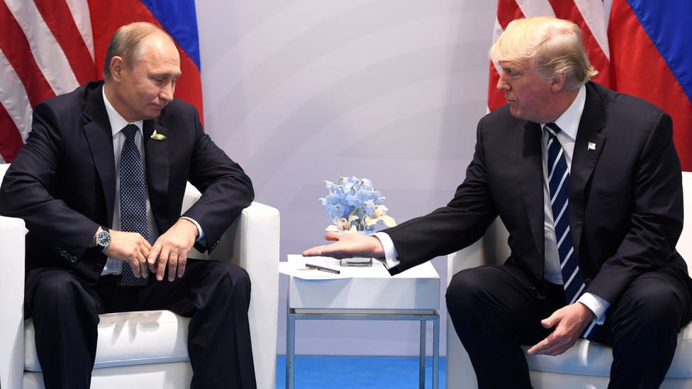 Vladimir Putin dan Donald Trump