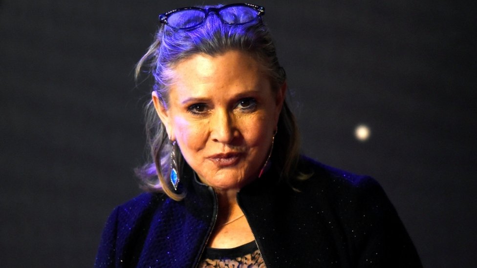 Carrie Fisher murió en diciembre de 2016 pero logró completar su trabajo en la película. Carrie Fisher