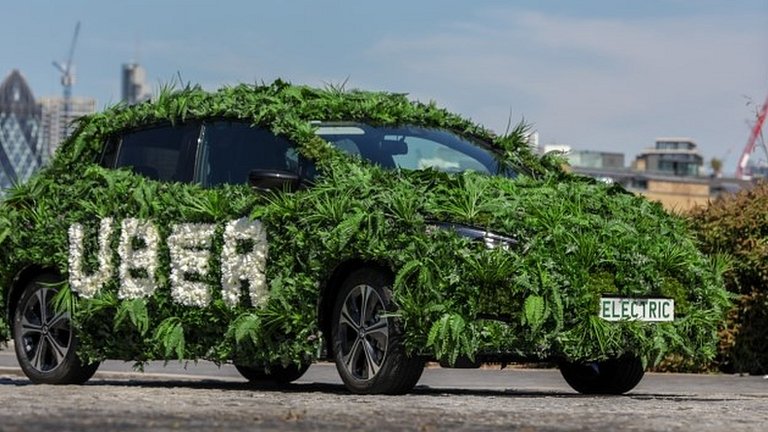 London Uber drivers to charge electric car fee