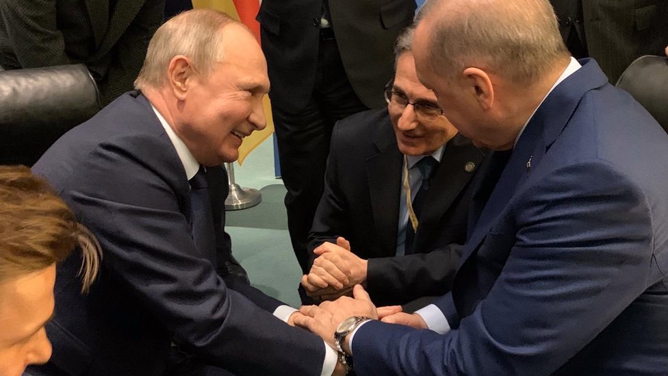 Cumhurbaşkanı Erdoğan, zirve öncesi Rus mevkidaşı Putin'le görüştü