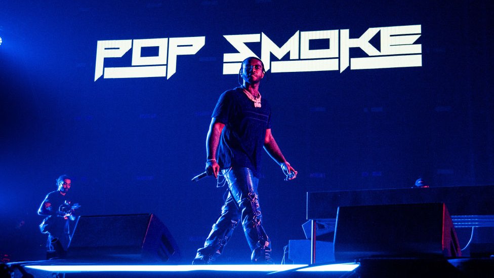 Pop Smoke на сцене лондонской Олимпии