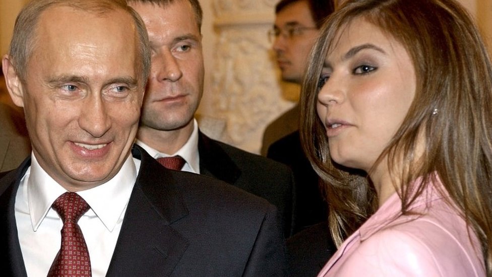 2004年，普京和卡巴耶娃