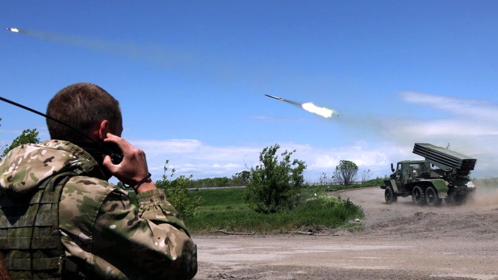 Ispaljivanje raketa u Ukrajini