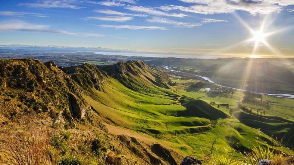 Un valle en Nueva Zelanda