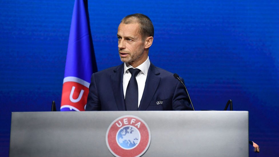 Alexander Ceferin, presidente de la UEFA.