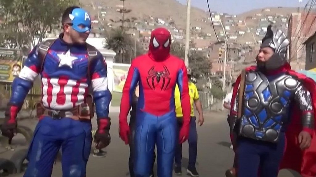 The 'superheroes' catching drug dealers in Peru