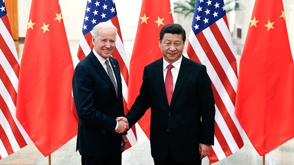 Joe Biden y Xi Jingping.