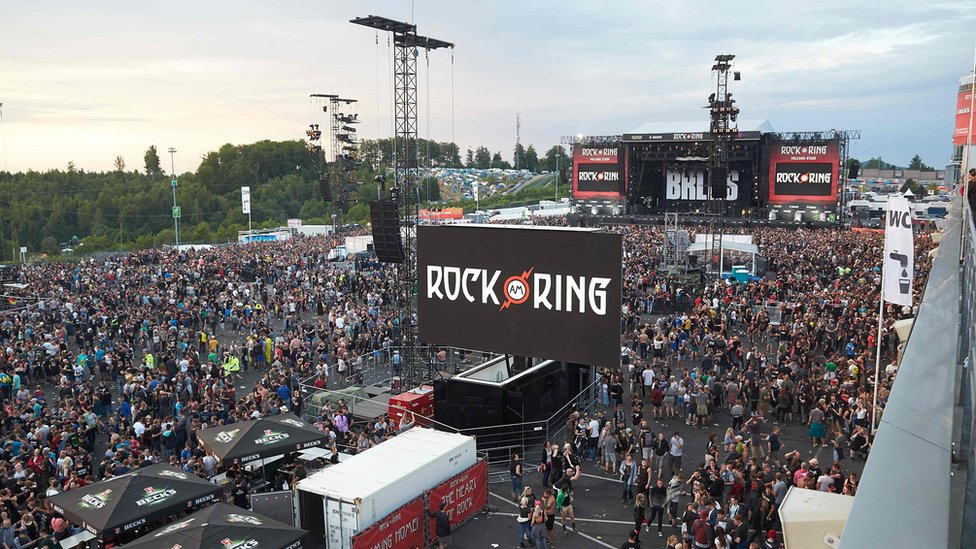 Rock am Ring festival evacuated in Germany terror alert - BBC News