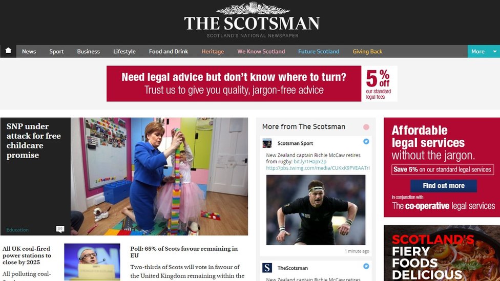 Scotsman online