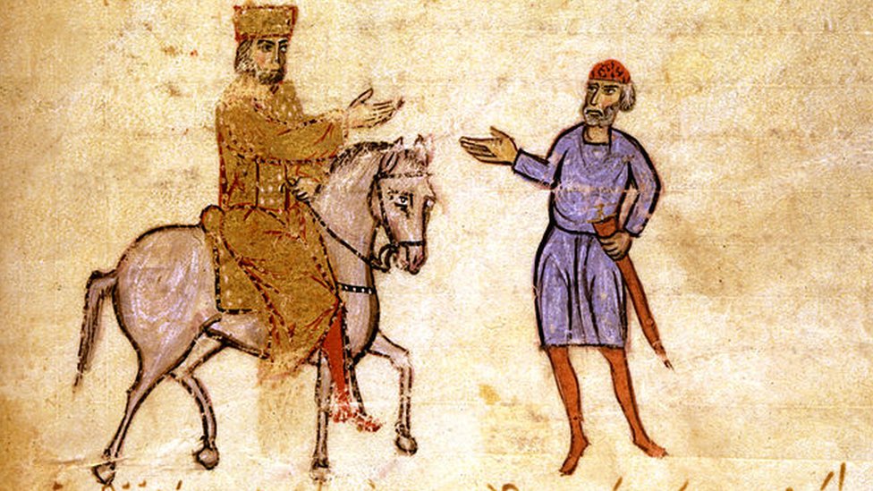 Una pintura de la época bizantina