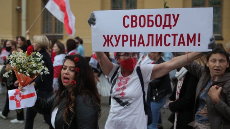 Minsk protestы