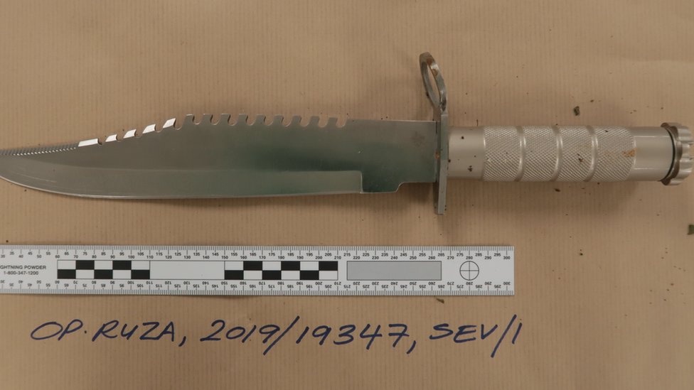 Нож, которым пользовался Дайер