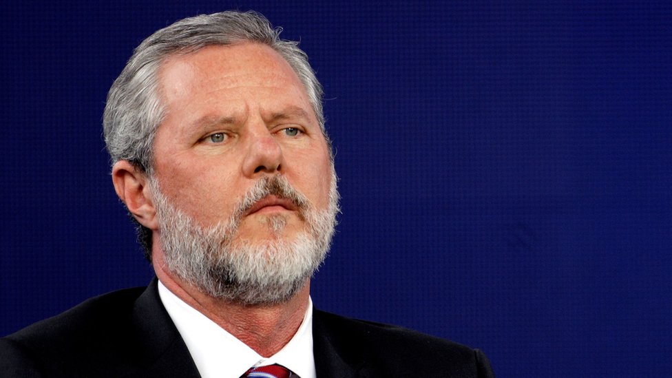 Jerry Falwell Jr quits Liberty University role amid sex scandal