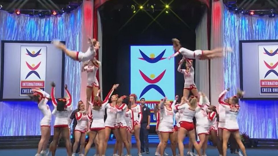 England's cheerleaders are World Champions BBC News