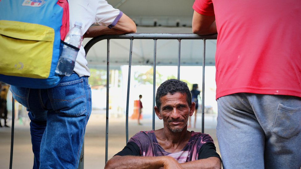 Migrantes venezolanos en un centro de alojamiento temporal en Boa Vista, una ciudad en el norte de Brasil.