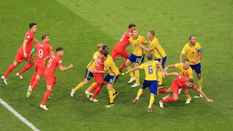 Inglaterra contra Suecia