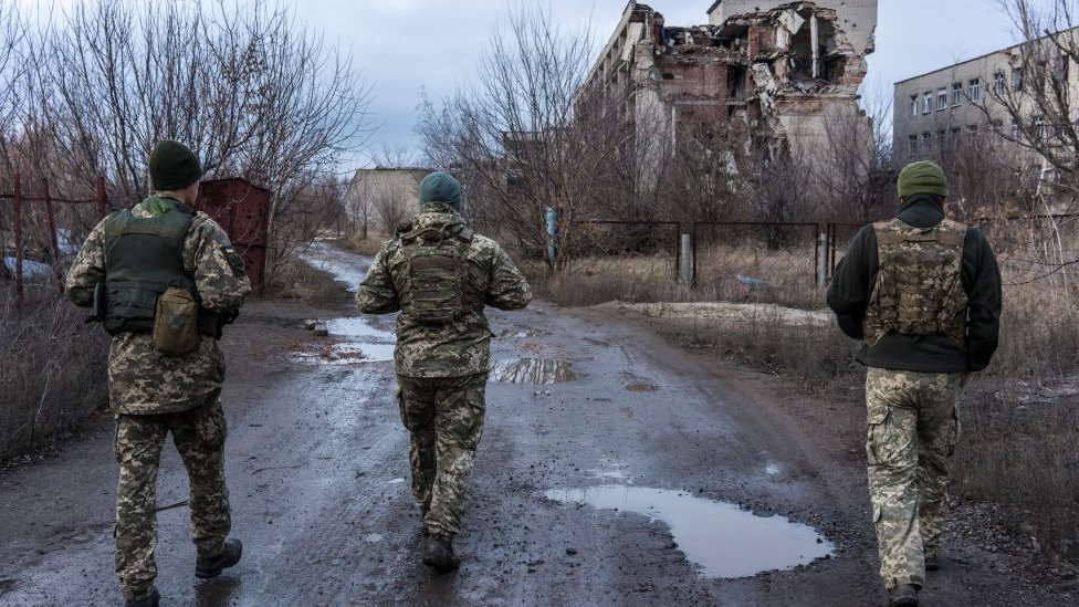 دورية للجيش الأوكراني على الحدود
