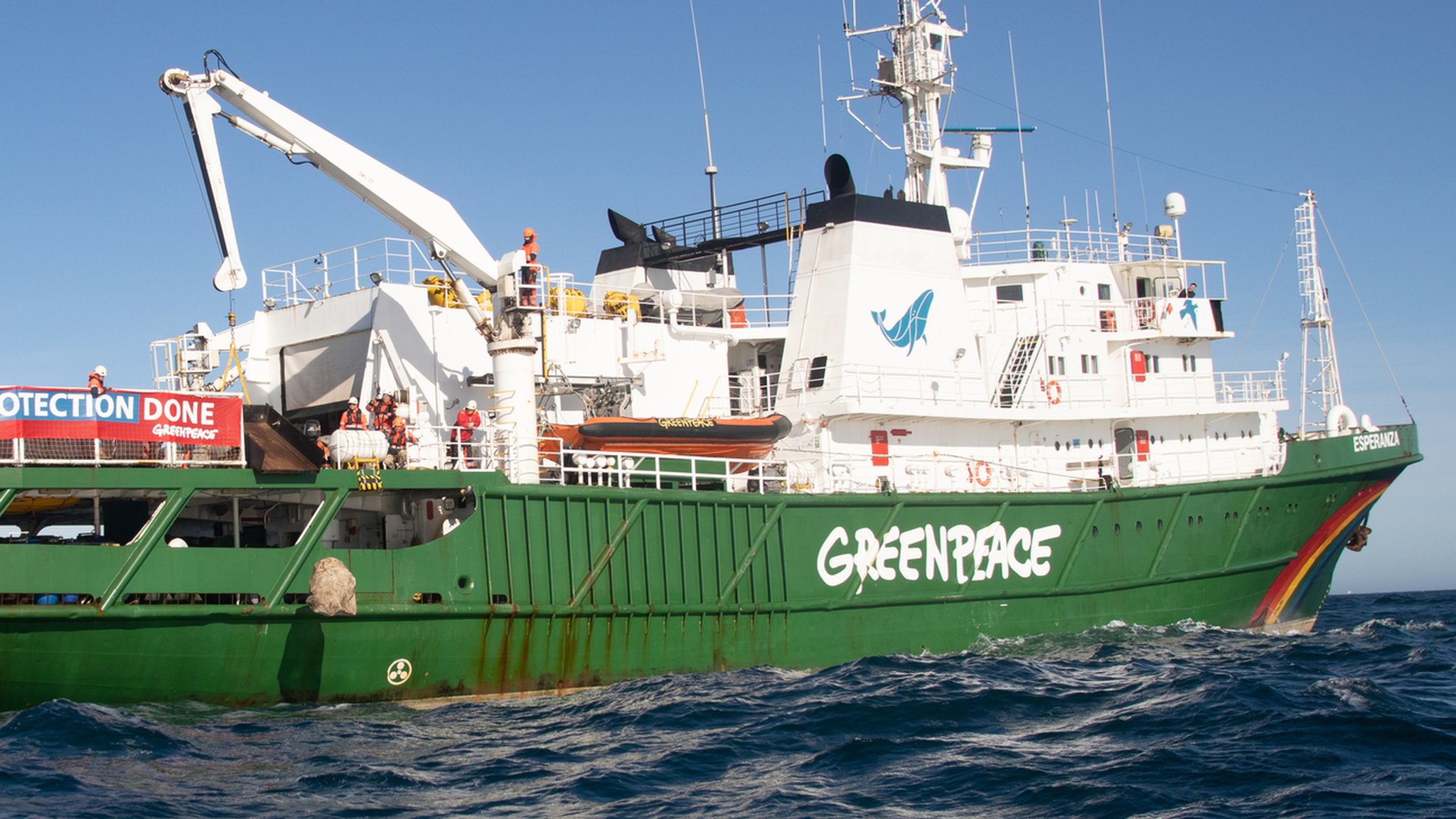 Greenpeace cleared of environmental breaches over trawling protest - BBC  News