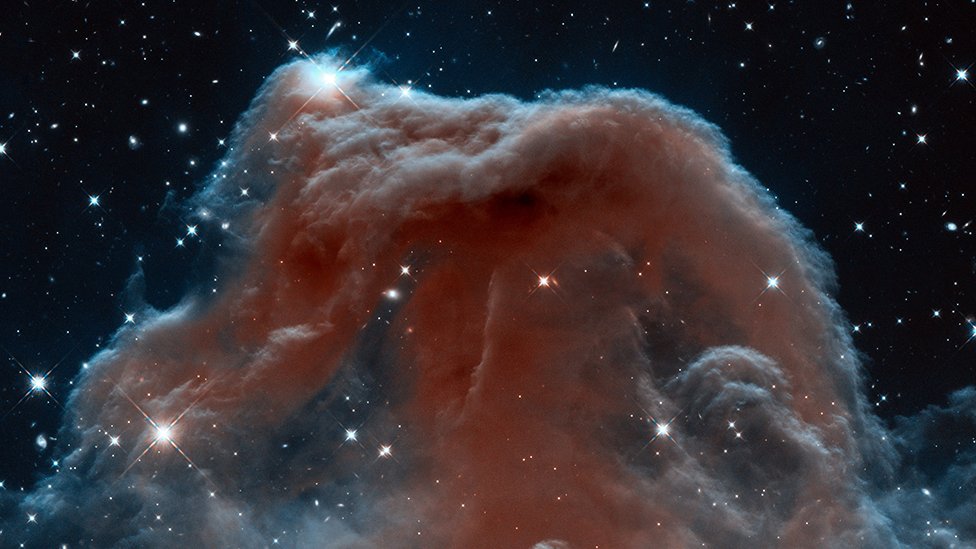 Instantánea del espacio capturada por Hubble.