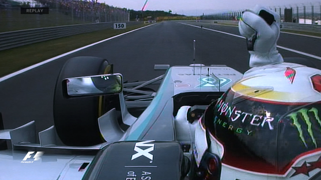 Lewis Hamilton's pole lap