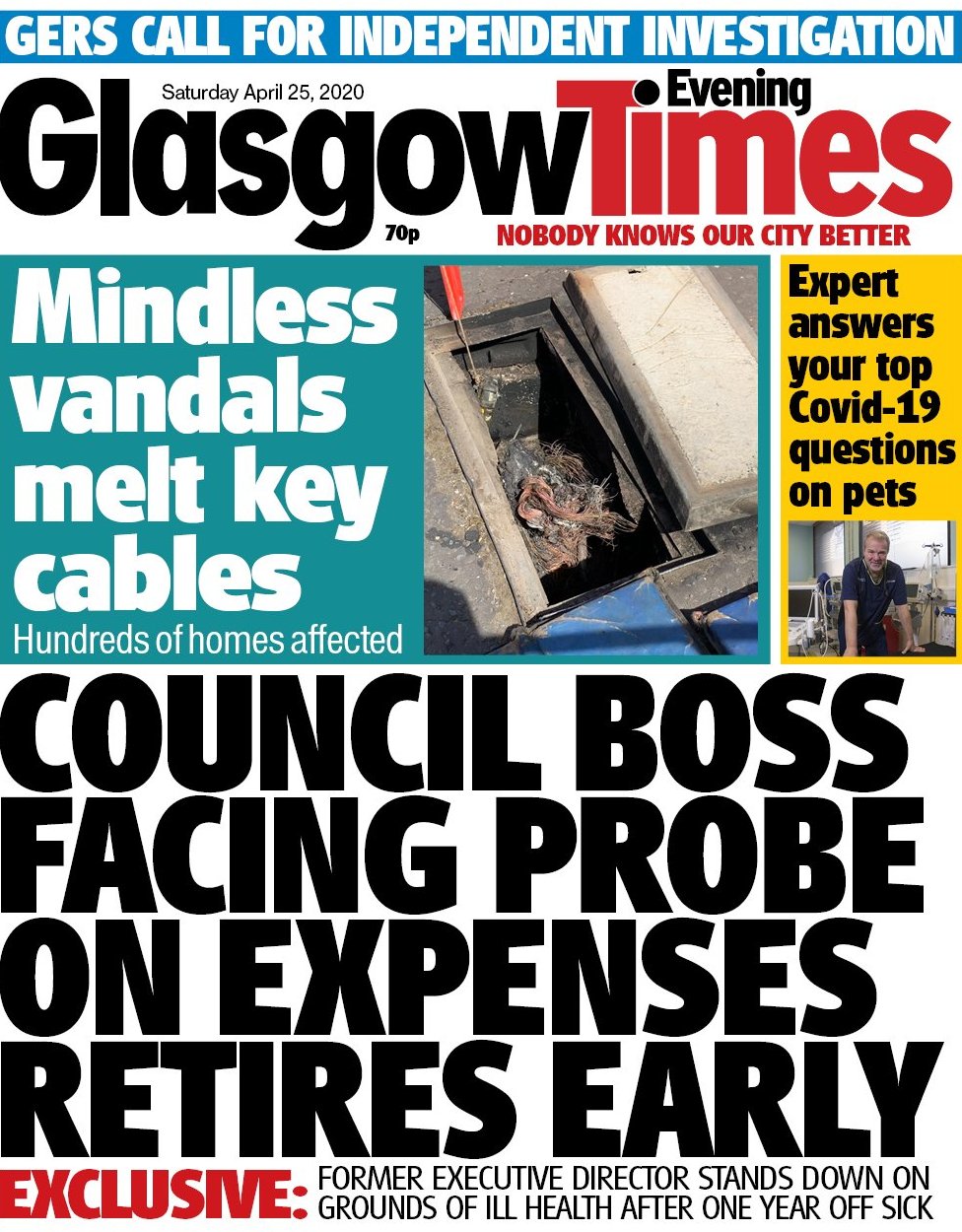 Scotland's newspapers First minister offers 'small bubble of hope