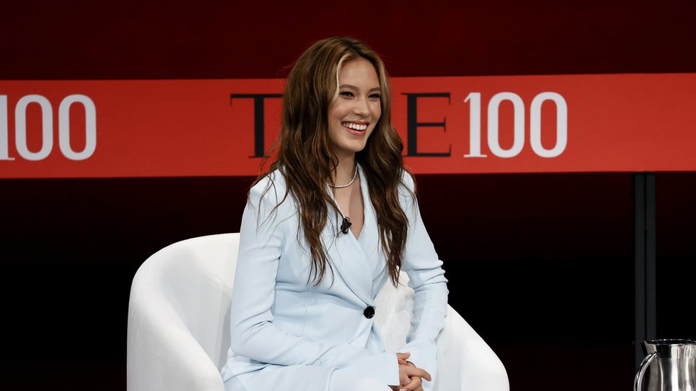 Eileen Gu speaks onstage at the TIME100 Summit 2022 at Jazz at Lincoln Center on June 7, 2022 in New York City.