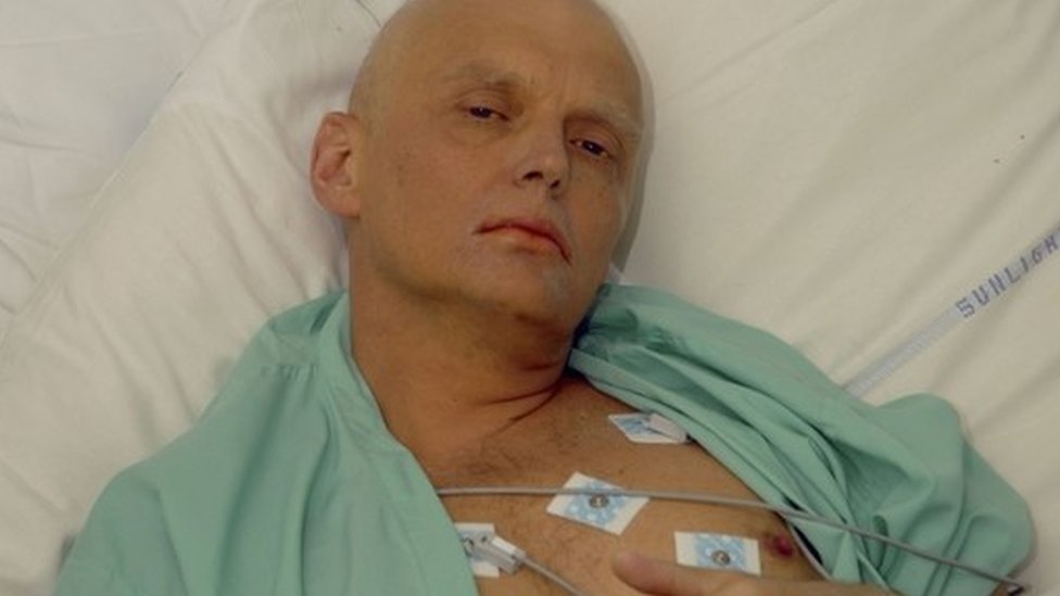 Александр Литвиненко в больнице после отравления